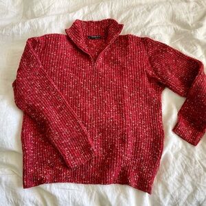 Vintage Jeordie’s half zipper wool blend Sweater